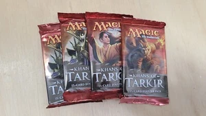 Khans Of Tarkir - Sealed Booster Pack (Magic the Gathering Mtg) English X4 - Picture 1 of 1