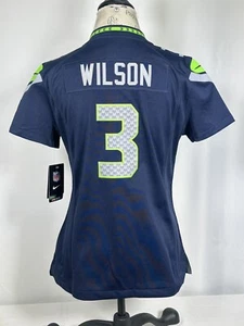NWT Nike On Field Russell Wilson #3 Seattle Seahawks Women’s Jersey Size Medium - Picture 1 of 16