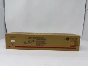 Genuine XEROX Color Phaser 6250 Cyan Toner Cartridge HCap 106R00672 New / - Picture 1 of 4