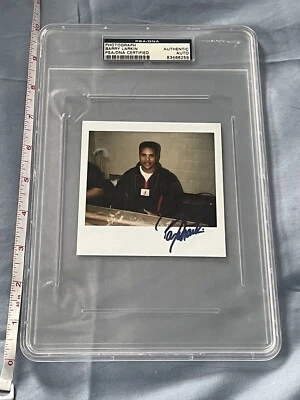 Vintage Rare 1991 Barry Larkin Auto Signed Photo PSA Authentic Cincinnati Reds🔥 - Image 1 of 4
