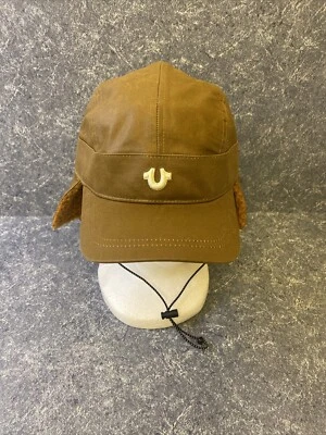 Sombrero True Religion Trapper Marrón Unisex Imitación Cuero Talla Única Foto 1 de 4