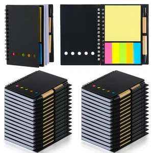 30 Pack Lined Spiral Notebook Small Notepad and Pen Set Steno Pads Lined Note... - Picture 1 of 6