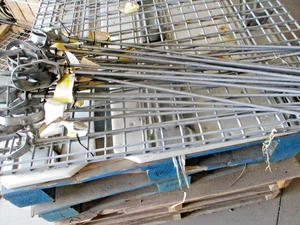 (27) 2" Fig. 65 Adjustable Clevis & 3/8" Rod Hanger Assembly x 36" L, Galvanized - Picture 1 of 8