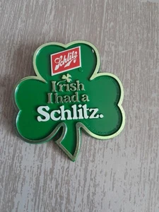 1981 Schlitz Irish I had a Schlitz. St. Patrick's Day Promotional Pinback Pin - Picture 1 of 2