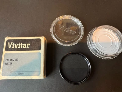 Genuine 49mm Polarizer PL Glass Lens Filter Japan 49 mm Polarizing Pol Vivitar - Image 1 of 4