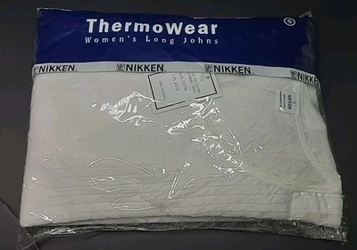 Top Nikken ThermoWear Mujer’s Largo Johns Manga Larga Talla Pequeña Corea Térmico Foto 1 de 4