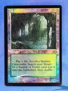 1x FOIL RETRO Verdant Catacombs, NM, Modern Horizons 2, Magic the Gathering, MtG - Picture 1 of 2