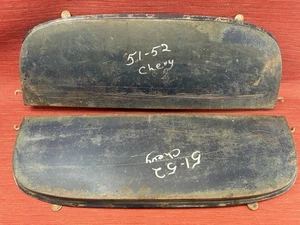 1951-1952 Chevrolet Fender Skirt Flush Mount pair, hot rat rod lowrider bomb - Picture 1 of 24