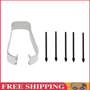 5x Touch Replacement Tip Nibs w/ Clip for Galaxy Tab (Black) - Afbeelding 1 van 8