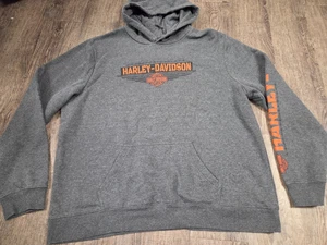 Harley Davidson Original Merchandise grau Herren Hoodie Sweatshirt 2XL - Bild 1 von 3