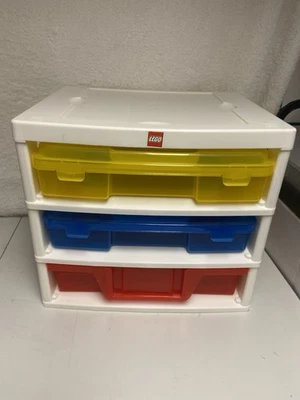 LEGO IRIS Bloque de Construcción 3 Contenedores de Almacenamiento Torre Cajones Contenedores Foto 1 de 4