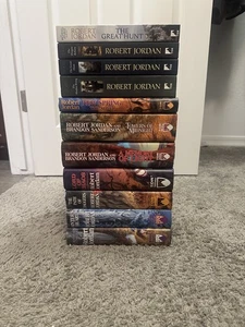 Robert Jordan The Wheel of Time hardcover and trade paperback book set  - Picture 1 of 14