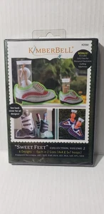 KimberBell Macchina Ricamo CD Sweet Feet Collezione Volume 2 KD560 6 Disegni - Foto 1 di 7