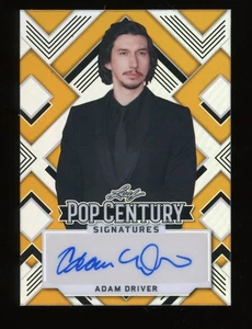 2022 Leaf Pop Century Signatures Adam Driver Gold Prismatic Auto Autograph 1/1 - Picture 1 of 2