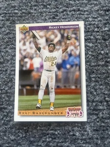 Rickey Henderson 1991 Upper Deck Diamond Skills #648 Baseball Card - Picture 1 of 2
