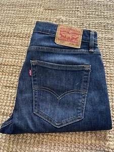 Levis 512 Jeans Herren 34x34 Slim Fit Denim Dunkelblau - Bild 1 von 9