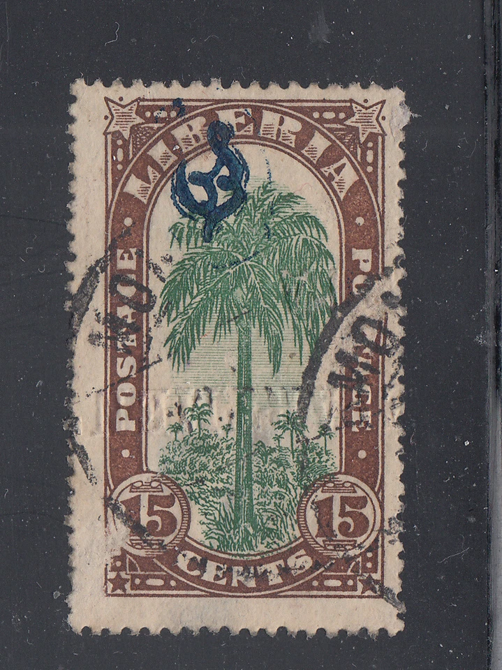 Liberia # O102 USED EMBOSSED (EPARTMENT)   - Image 1 of 1