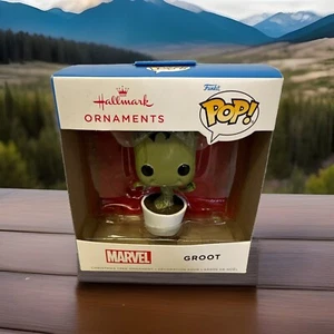 Hallmark Marvel Guardians of The Galaxy Groot Funko POP! Christmas Ornament - Picture 1 of 8