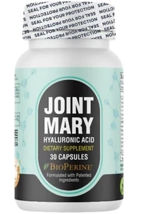 Joint Mary Hyaluronic Acid Supplement, Advanced Joint Support, 30 Capsules - Picture 1 of 6