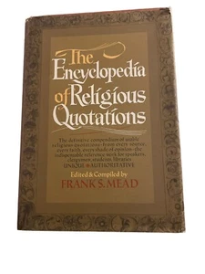 The Encyclopedia of Religious Quotations (1965, Hardcover) - Picture 1 of 7