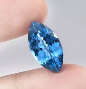 AAA+ Natürlicher Ceylon Blau Spinell Marquise Form Makellos Lose Edelstein 18x11 mm - Bild 1 von 8