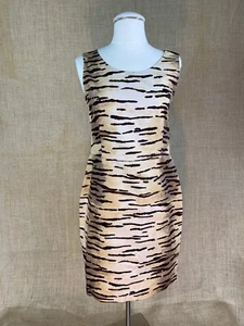 Sexy LOVE MOSCHINO EU 42 Animal Print Stretch Light Twill Tank Dress - Picture 1 of 4