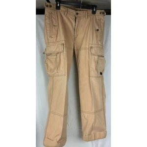 Pantaloni cargo uomo Polo Ralph Lauren vintage taglia 35x30 kaki militare RL 76105 Y2K - Foto 1 di 13