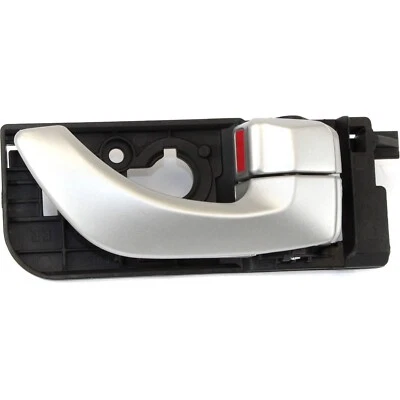 Interior Door Handle For 2006-2007 Hyundai Sonata Rear Passenger Silver Plastic - Image 1 of 4