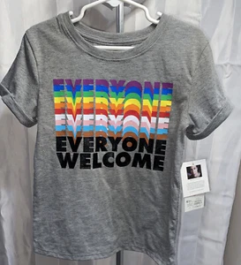 Take Pride Equality Graphic Gray Short Sleeve T-Shirt 4T-NWT - Picture 1 of 2