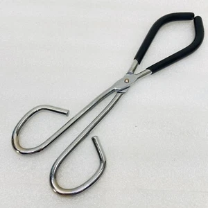 NEW‼ Beaker Tongs Rubber Vinyl Coated Ends 10" Lab Instrument Crucible Holder - Picture 1 of 6