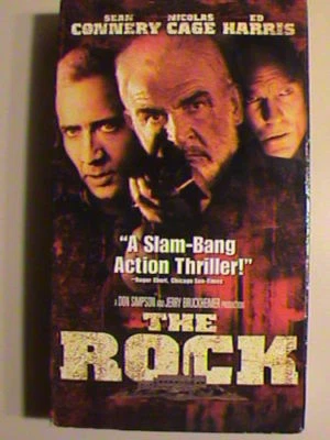 VHS The Rock Sean Connery Nicolas Cage FREE SHIP MAKE OFFER - Image 1 of 2