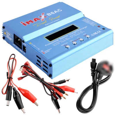 DE IMAX B6 B6AC LCD-Bildschirm Digital RC Lipo NiMh Akku Balance Ladegerät Lader - Bild 1 von 4