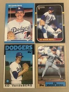 Ed Vande Berg ⚾️ Los Angeles Dodgers Baseball Cards ⚾️ 4 Card Lot ⚾️ 0180 - Picture 1 of 9