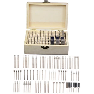 86pcs Rotary Tool Accessories Kit Diamond Burr Bits Drill Polishing Kit for N2J3 - Picture 1 of 12