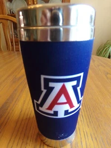 U of Arizona Travel Tumbler 20 oz. Cup Stainless Steel Mug with Sleeve $20 NWT - Picture 1 of 8