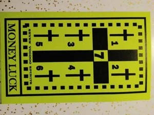 7 VOODOO SPIRITS "MONEY LUCK" PRAYER CARD - Picture 1 of 1