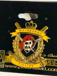 Pittsburgh Pirates MLB Wreath Crest PETER DAVID PIN New - Picture 1 of 1