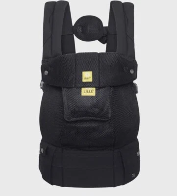 Porta-bebês Lillebaby 6 em 1 fluxo de ar completo preto - Imagem 1 de 4