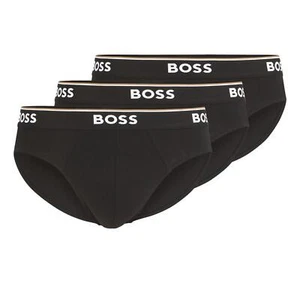 Boss Baumwoll-Stretch-Slip Logo 3er Pack 50475273 Farbe Schwarz - Bild 1 von 5