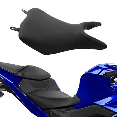 Asiento de conductor delantero negro apto para Yamaha YZFR3 YZF-R3 YZF R3 2015-2024 2018 Foto 1 de 4