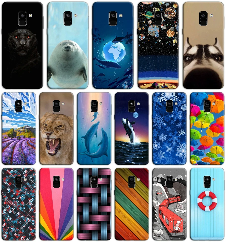 Custodia Cover per Samsung Galaxy A6 in TPU morbido disegno N10 - Immagine 1 di 1