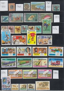 Tansania 1927-1991 postfrische und gest. Sammlung meist solide - Bild 1 von 2