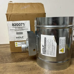 Wolf 820071 8" Automatic Makeup Air Damper~ READ DESCRIPTION - Picture 1 of 8