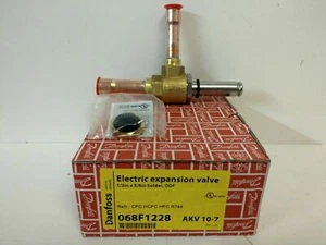 NEW OLD STOCK! DANFOSS 1/2" X 5/8" SOLDER ODF EXPANSION VALVE 068F1228 - Picture 1 of 1