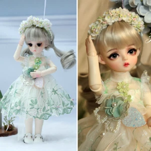 1/6 BJD Doll 30cm Height Girls with Face Makeup Eyes Dress Shoes Full Set Toys - Picture 1 of 15