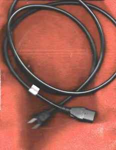 Cable de alimentación de CA de 2 pines/2 clavijas para Volex VAC17S Radio Reproductor de CD Boombox Dock - Imagen 1 de 2