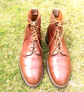 Crockett & Jones Coniston Boots UK 8.5 Tan - Wide Fit . New Boot Laces - Picture 1 of 11
