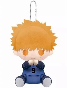 Blue Lock Kunigami Rensuke Plüsch Maskottchen Abzeichen 15 cm Stofftier mit Kugelkette - Bild 1 von 2