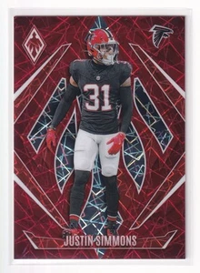 2024 Panini Justin Simmons #92 - Red Lazer - Picture 1 of 3