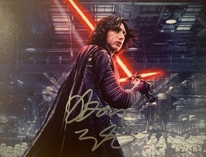Foto 10x8 firmata a mano Adam Driver con LOA - Kylo Ren - Star Wars! - Foto 1 di 4